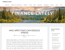 Tablet Screenshot of financelately.com